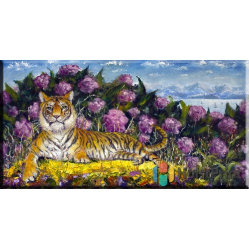 Картина Тигр, , 208.00 грн., JVV777055, , Картины Животных (Репродукции картин)